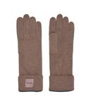 Перчатки кашемировые Calvin Klein, коричневый - фото