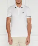 Футболка поло Slim fit Boss Green, белый - фото