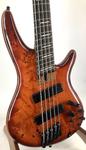 Басс гитара Ibanez Bass Workshop Multi Scale SRMS805BTT-STK 5-String Brown Topaz Burst sn: 20121291 - фото 2