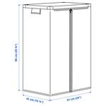 Шкаф-чехол IKEA, 61x41x90 см, цвет outdoor - фото 3