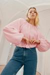 Блузка со свободными рукавами Ro&Zo, розовый - фото