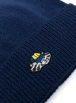 Шапка бини с нашивкой-логотипом MSGM, синий - фото 2