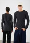 Топ YOURTURN LONG SLEEVED WAFFLE TOP UNISEX, Phantom /Dark Grey - фото 3