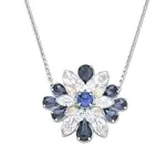 Swarovski Кристаллический сплав позолоченное серебряное ожерелье унисекс silver - фото 7