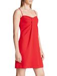 Мини-платье Kenia из эластичного крепа Halston, красный - фото