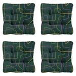 Подушка на стул Madison зеленый, 47/8/47 см - фото