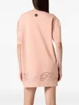 Платье мини со стразами Philipp Plein, розовый - фото 4