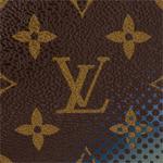 Keepall Bandouliere 35 Metallic Nebula из лакированного полотна LOUIS VUITTON - фото 5