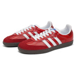 Adidas originals Samba Series Обувь для скейтбординга унисекс, Red and White - фото 3