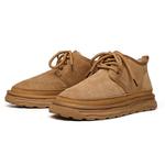 Зимние ботинки мужские коричневый Gzz - фото 3