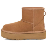 (GS) UGG Classic Mini Platform 'Chestnut' - фото