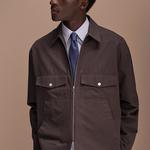 HERMES Мужской галстук синий, Blue - фото 5