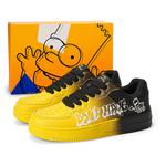 Кроссовки The Simpsons Skateboarding Shoes Unisex Low-top, черный - фото 13
