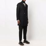 Neil Barrett Черное мужское пальто, Black - фото 5