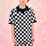 Детская рубашка с кубинским воротником Moderate MLB, черный - фото 2