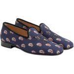 Туфли Garavani Patterned Slipper Shoes Valentino, синий - фото 6