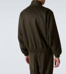 Куртка-блузон из верблюжьей шерсти Auralee, Dark Olive - фото 4