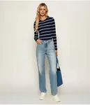 Базовая блузка Slim fit Tommy Jeans, синий - фото 2