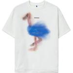 Футболка с принтом ADER ERROR, серо-белый - фото