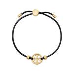 Браслет-слайдер с табличкой Miller Logo TORY BURCH, черный - фото 4