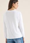 Топ Cecil Long sleeved top, Weiß/White - фото 2