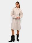 Платье-рубашка свободного кроя Karen By Simonsen, бежевый - фото