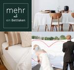 Простыня  Zollner, белый - фото 6