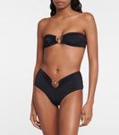 Украшенный лиф бикини-бандо Christopher Esber, черный - фото 2