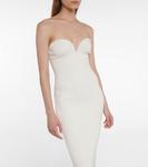Платье миди без бретелек Thalia Galvan, Pearl - фото 4