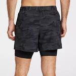 Мужские шорты для ловкости Dsg 2-в-1, черный - фото 2