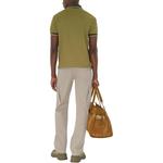 Хлопковая поло Burberry, зеленый - фото 4