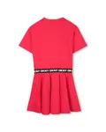 Платье для девочки с коротким рукавом DKNY, розовый - фото 2