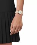 Часы унисекс Swiss PR 100 с кремовым кожаным ремешком, 34 мм Tissot - фото 5
