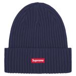 Supreme Широкая вязаная шапка, Blue - фото