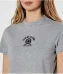 Футболка университетской команды Cropped fit Tommy Jeans, серый - фото 4