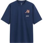 Футболка унисекс GAP, розовый - фото 2