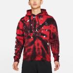 Толстовка Air Jordan Legacy AJ6 Printing Fleece Pullover Gym Red, черный - фото 4