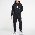 Толстовка Air Jordan Large logo Printing Fleece Lined Pullover Black, черный - фото 3