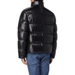 Стеганая куртка пуховик с логотипом Moose Knuckles, черный - фото 8