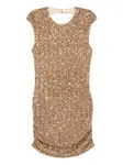 Платье миди с пайетками Aniye By, золотистый - фото