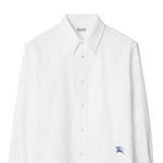 Рубашка мужская белая Burberry, белый - фото 4