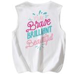 Футболка-майка унисекс WARRIOR, абрикос - фото 2