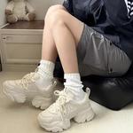 Кроссовки ELLE Chunky Sneakers Women's Low-top, хаки - фото 3