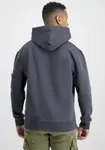 Толстовка с капюшоном Alpha Industries "Alpha Label Hoody", черный - фото 2