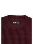 Свитер HONESTY RULES, бордовый - фото 3
