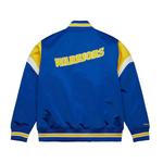 Тяжелая куртка из атласа NBA Golden State Warriors Mitchell and Ness, синий - фото 3