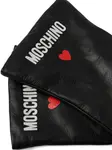 Перчатки с логотипом Moschino, черный - фото 2