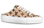 Шлепанцы женские Louis Vuitton Crafty Stellar, коричневый / белый - фото 2