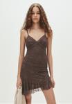 Платье PULL&BEAR Day dress, Brown - фото