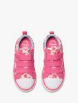 Детские обувь Foxing Shell Clarks, Pink Canvas - фото 6